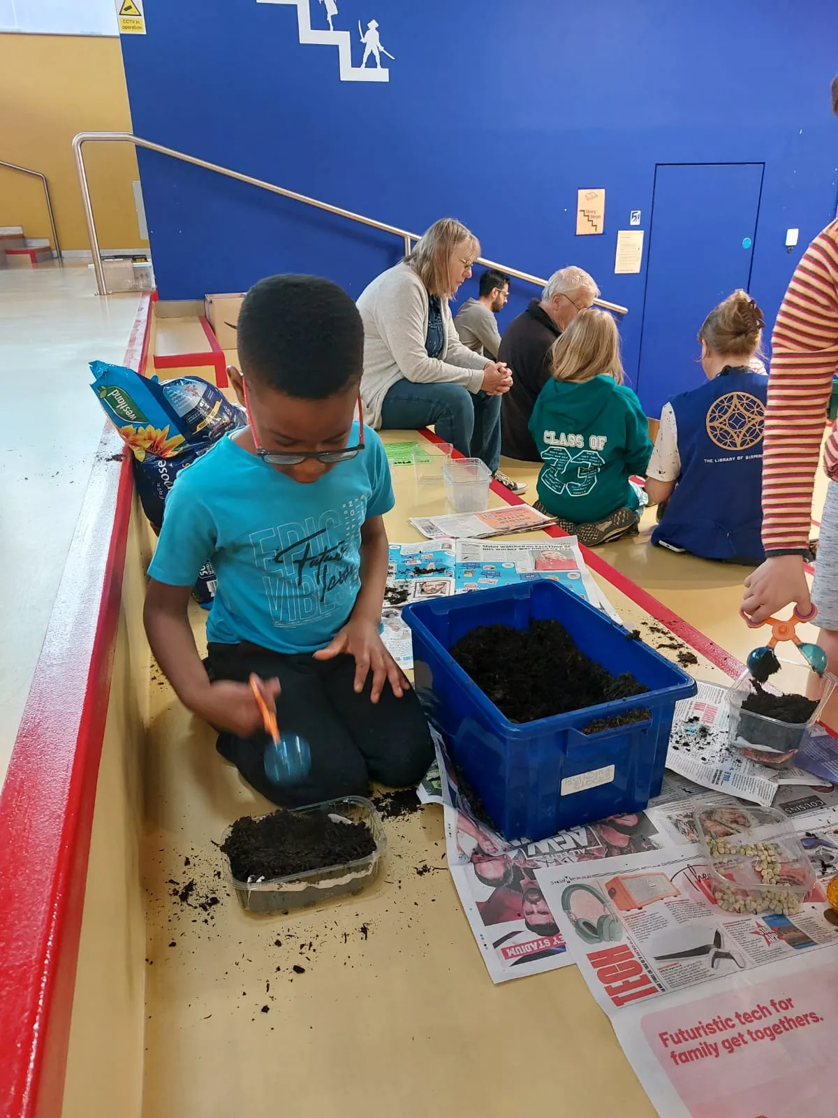Jayce Joyce community workshop at the Library of Birmingham, August 2023