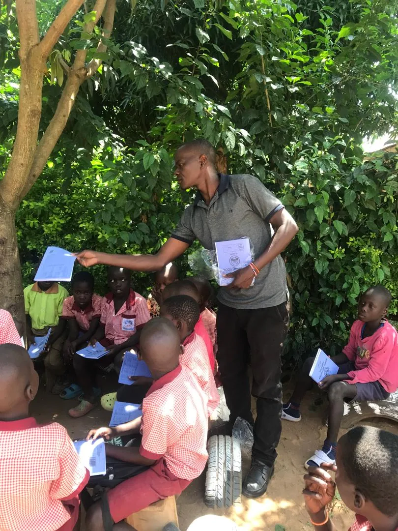 Jayce's World Uganda community literacy initiative — photograph 2